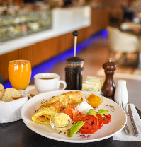 GIANT SALMON OMELETTE